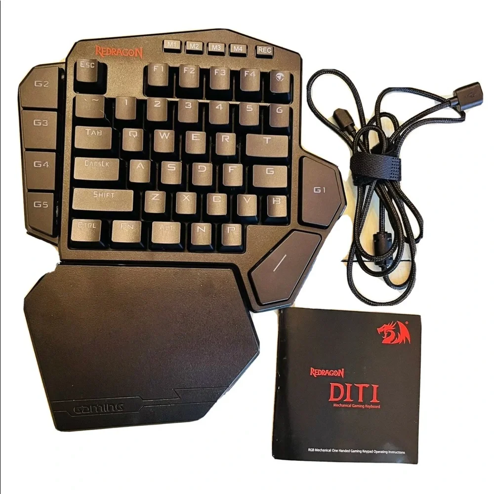 Redragon K585 DITI One-Handed RGB Mechanical Gaming Keyboard Type-C Backlighting